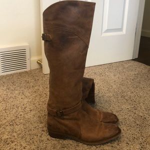 Frye knee high riding boots